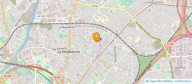 localisation de l'entreprise MBM INVEST à MARCQ-EN-BARŒUL