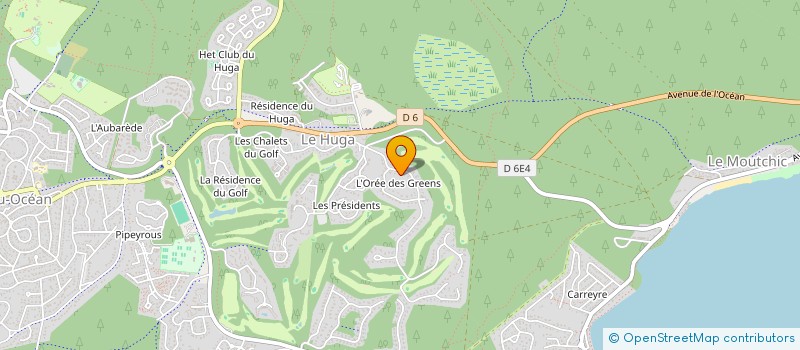 localisation de l'entreprise MBM LAB  LACANAU