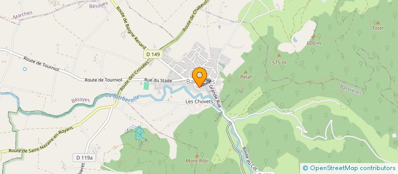 localisation de l'entreprise MBM NETTOYAGE  BARBIERES