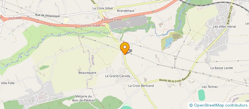 localisation de l'entreprise MBM OUEST à YFFINIAC