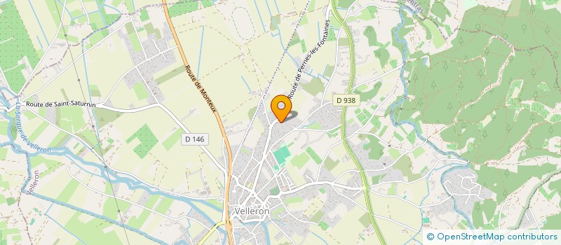 localisation de l'entreprise MBM RESTAURANT  VELLERON