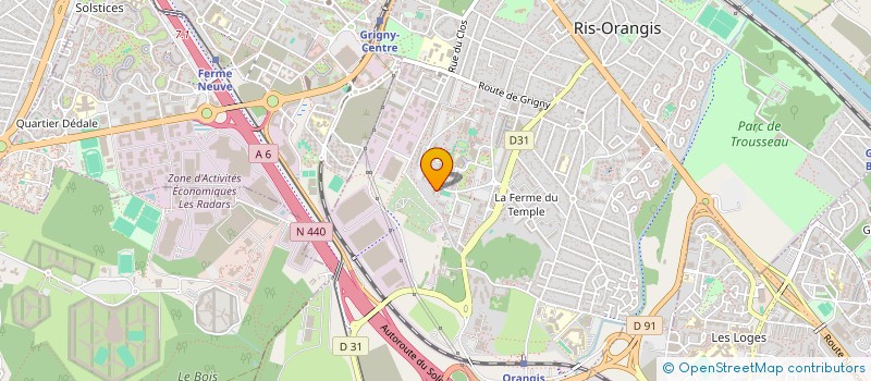 localisation de l'entreprise MBM SOLUTIONS  RIS-ORANGIS