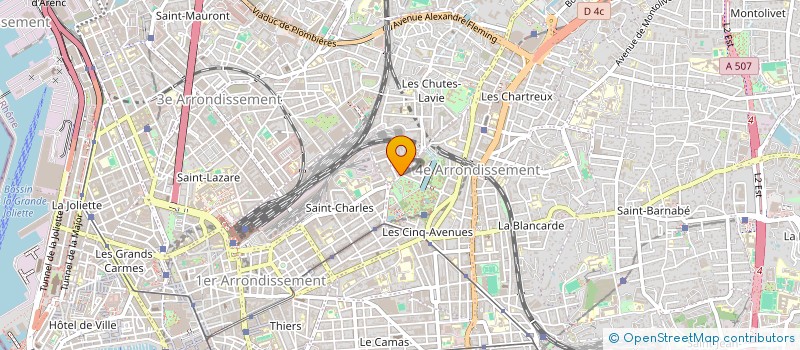localisation de l'entreprise MBM TROIS à MARSEILLE