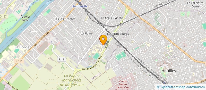 localisation de l'entreprise MBMA  SARTROUVILLE