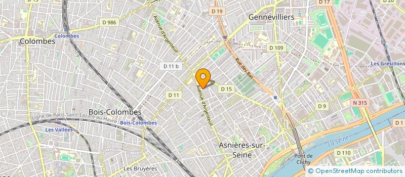localisation de l'entreprise MBMAX à ASNIERES-SUR-SEINE