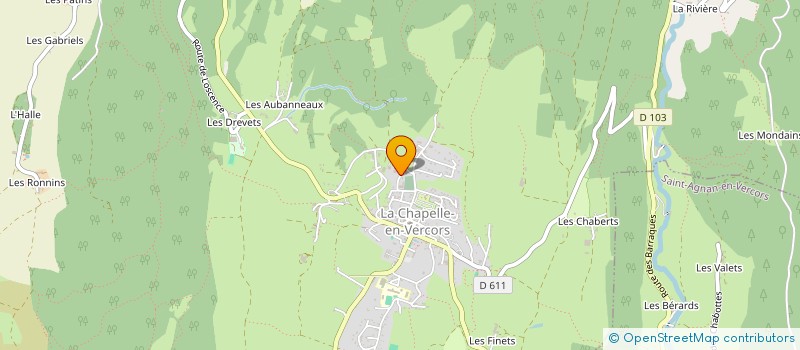 localisation de l'entreprise MBMB à LA CHAPELLE-EN-VERCORS