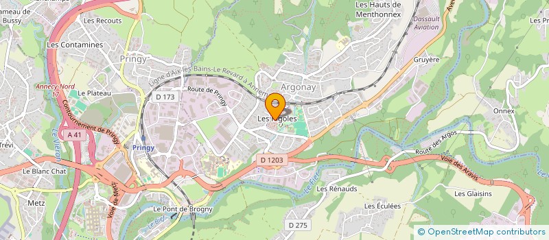 localisation de l'entreprise MBMC  ARGONAY