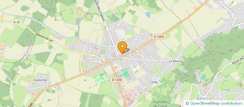 localisation de l'entreprise MBMH  DOUVAINE