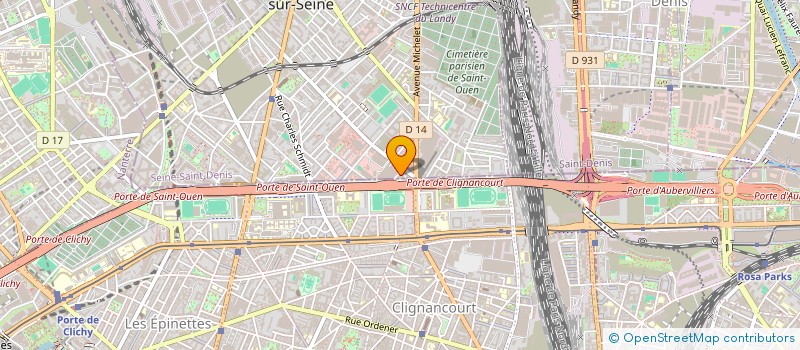 localisation de l'entreprise MBMJ à SAINT-OUEN-SUR-SEINE