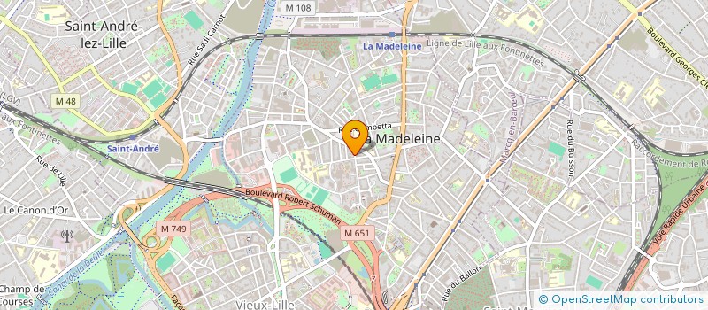 localisation de l'entreprise MBMK à LA MADELEINE