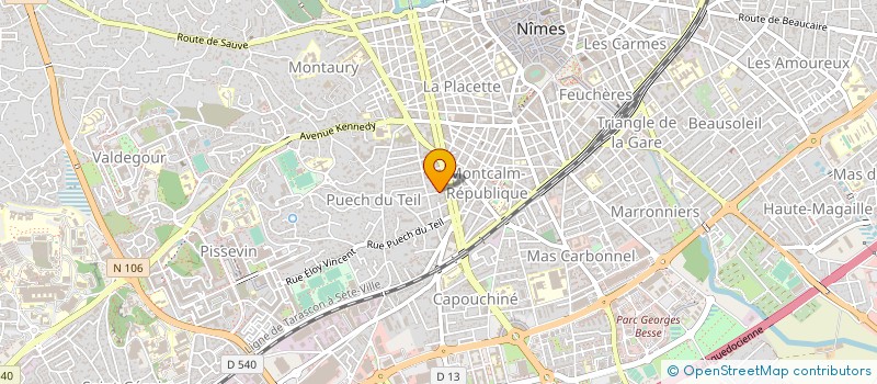 localisation de l'entreprise MBMS  NIMES