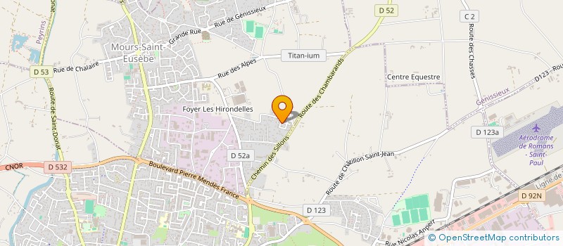 localisation de l'entreprise MBMS à MOURS-SAINT-EUSEBE