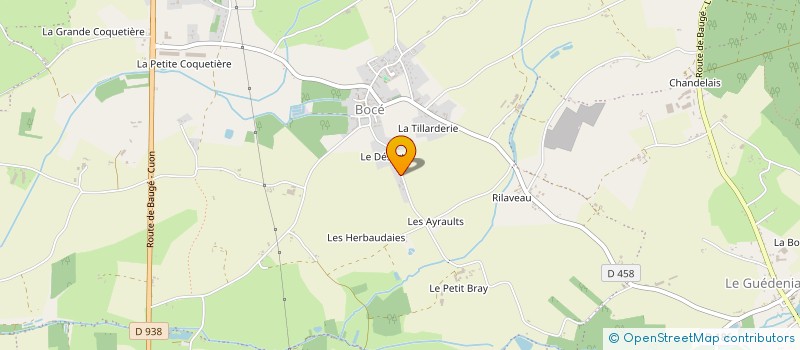 localisation de l'entreprise MBN  BAUGE-EN-ANJOU