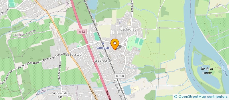 localisation de l'entreprise MBN  CADAUJAC