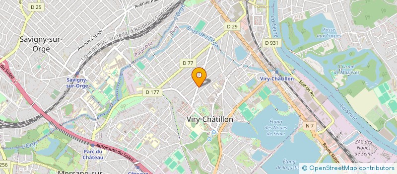 localisation de l'entreprise MBN à VIRY-CHATILLON