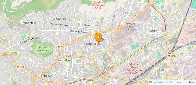 localisation de l'entreprise MBN ETANCHEITE  CLERMONT-FERRAND