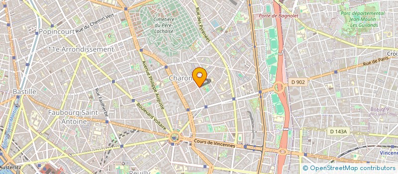 localisation de l'entreprise MBN3 à PARIS