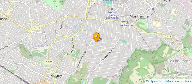 localisation de l'entreprise MBNA HOLDING  MONTFERMEIL