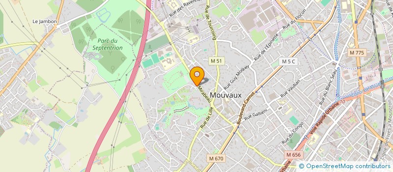 localisation de l'entreprise MBNG (MAC BELS NEW GENERATION)  MOUVAUX