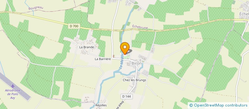 localisation de l'entreprise MBNR INVESTISSEMENTS  BIRON