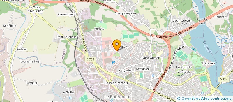 localisation de l'entreprise MBO à LORIENT