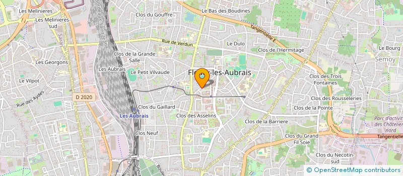 localisation de l'entreprise MBO HOLDING à FLEURY-LES-AUBRAIS