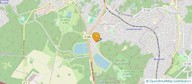 localisation de l'entreprise MBO.RENOV' à LOUVECIENNES