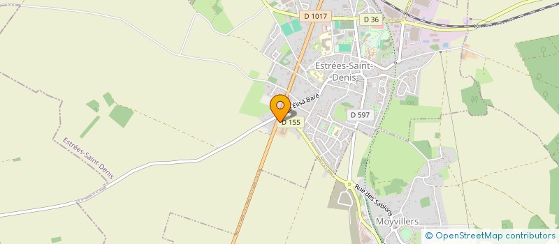 localisation de l'entreprise MBOCK  ESTREES-SAINT-DENIS