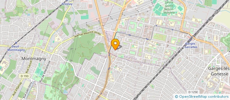 localisation de l'entreprise MBODONI JEUNESSE POUR LA SOLIDARITE ALTERNATIVE  SARCELLES