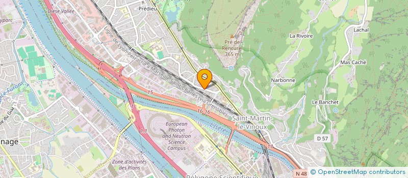 localisation de l'entreprise MBOLO MWANA  SAINT-MARTIN-LE-VINOUX