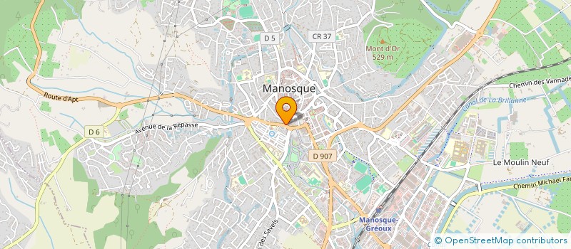 localisation de l'entreprise MBONGI 04 à MANOSQUE