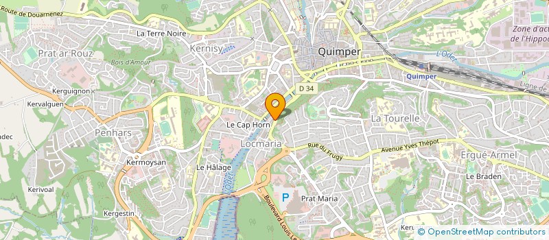 localisation de l'entreprise MBONGI 29 à QUIMPER