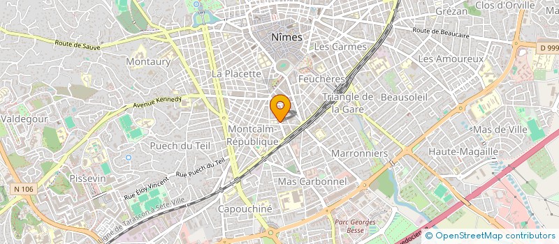 localisation de l'entreprise MBONGI 30  NIMES