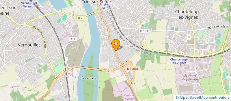 localisation de l'entreprise MBOW DRIVER SASU  TRIEL-SUR-SEINE