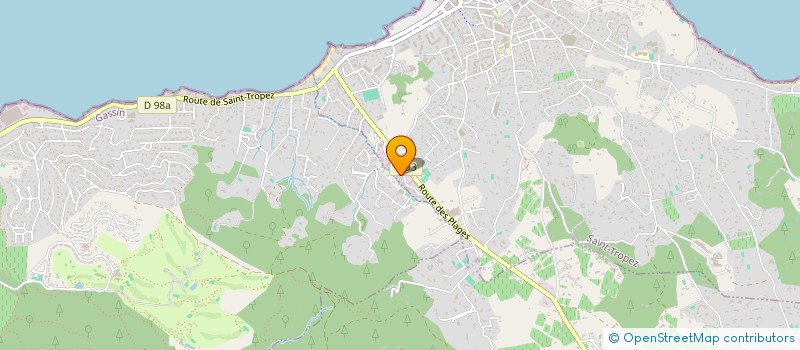 localisation de l'entreprise MBP à SAINT-TROPEZ