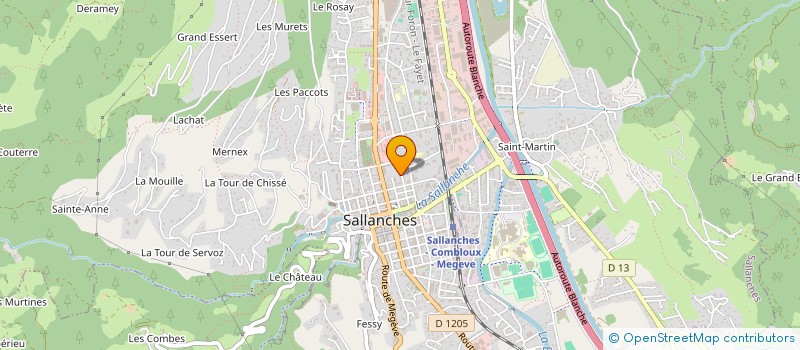 localisation de l'entreprise MBP 74 à SALLANCHES