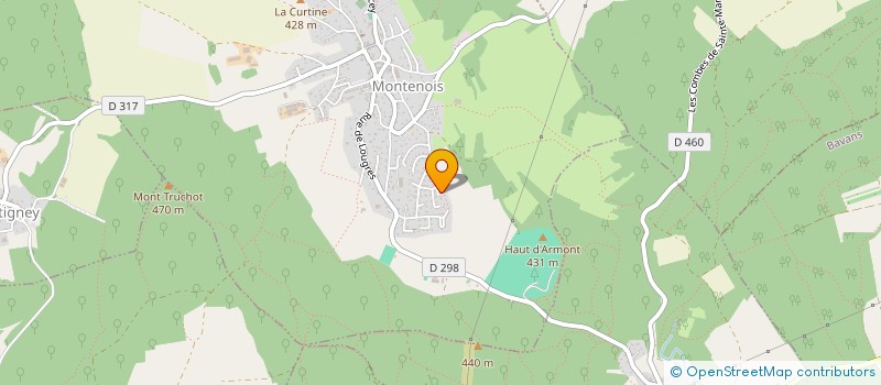 localisation de l'entreprise MBP  MONTENOIS