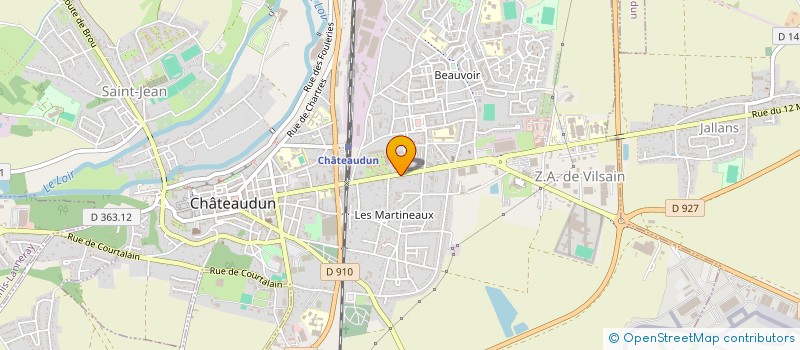 localisation de l'entreprise MBP CENTRE à CHATEAUDUN
