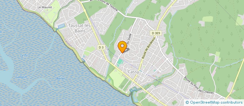 localisation de l'entreprise MBP DU STADE  LANTON