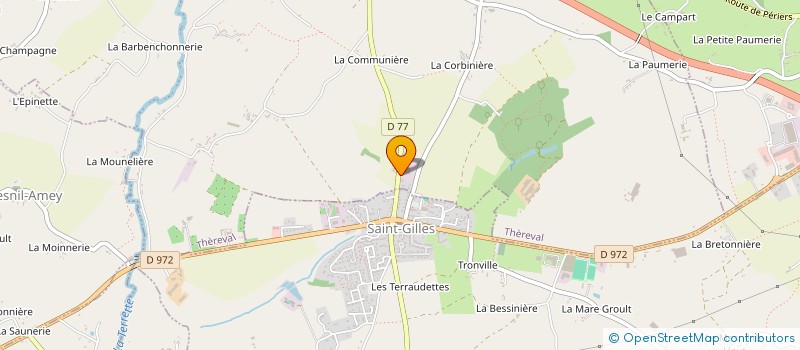 localisation de l'entreprise MBP FRANCE  THEREVAL