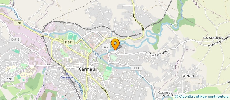 localisation de l'entreprise MBP IMMO  CARMAUX