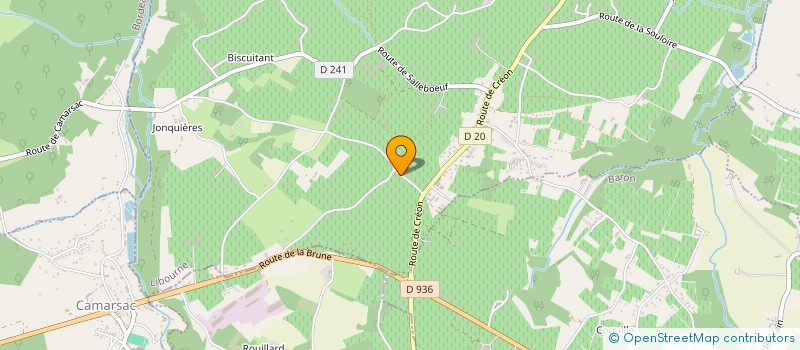 localisation de l'entreprise MBP LA JONELIERE  SAINT-GERMAIN-DU-PUCH