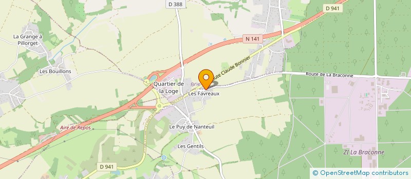 localisation de l'entreprise MBP SERVICES à MORNAC
