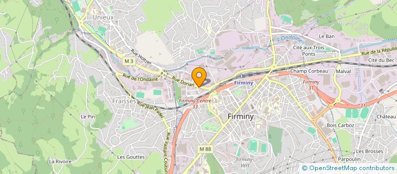 localisation de l'entreprise MBPA  FIRMINY