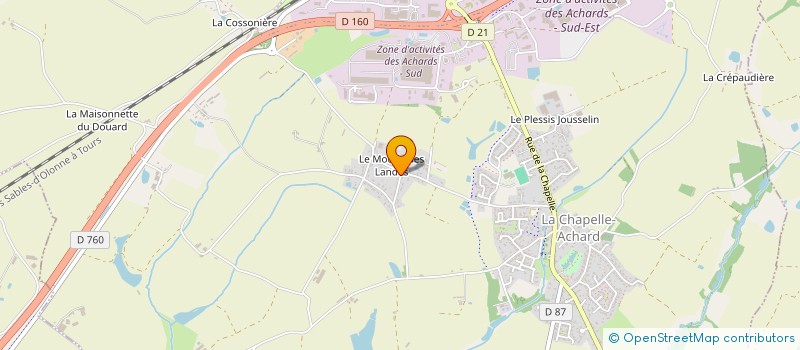 localisation de l'entreprise MBPARTENARIAT  LES ACHARDS