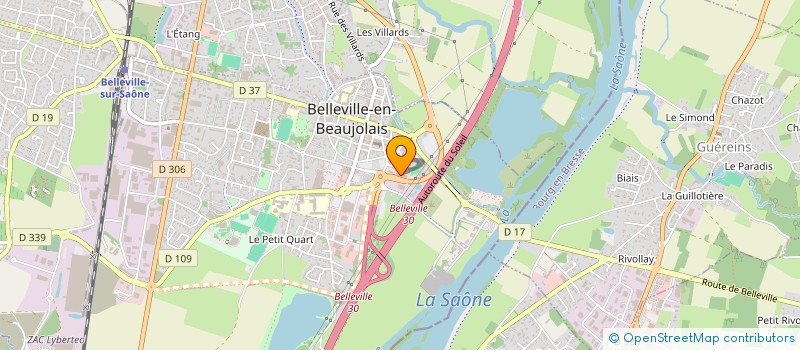 localisation de l'entreprise MBPB  BELLEVILLE-EN-BEAUJOLAIS