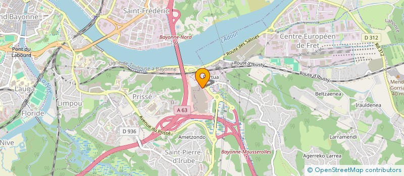 localisation de l'entreprise MBPL ASSOCIES  SAINT-PIERRE-D'IRUBE