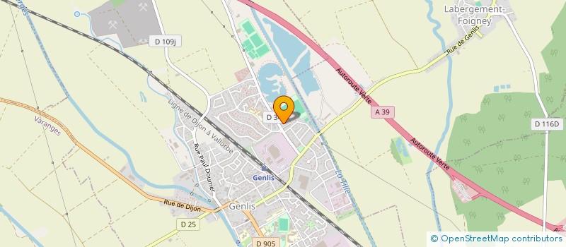 localisation de l'entreprise MBPM à GENLIS
