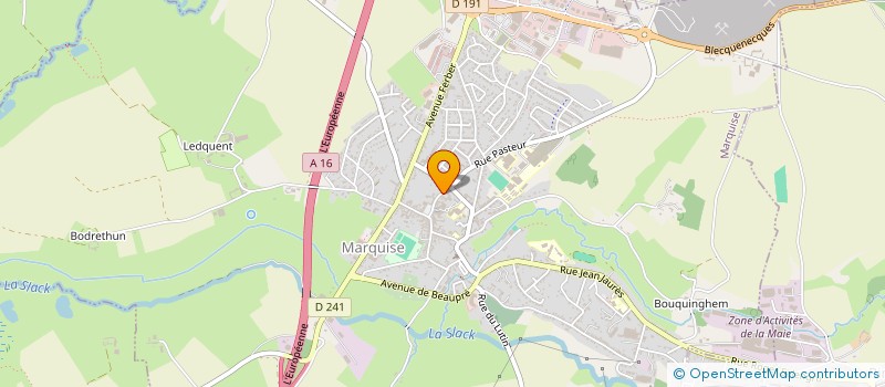 localisation de l'entreprise MBPM  MARQUISE