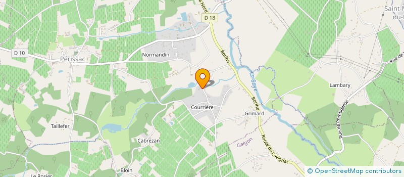 localisation de l'entreprise MBPS INFORMATIQUE AQUITAINE à PERISSAC